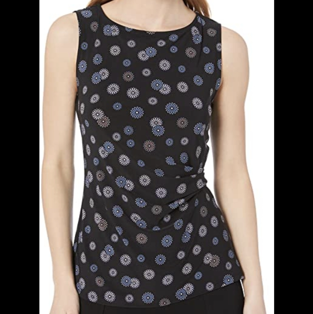 Anne Klein Women's Side Twist Vivaldi Top